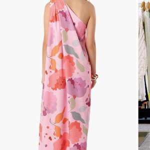 Petal & Pup Pink and Red Floral Dress